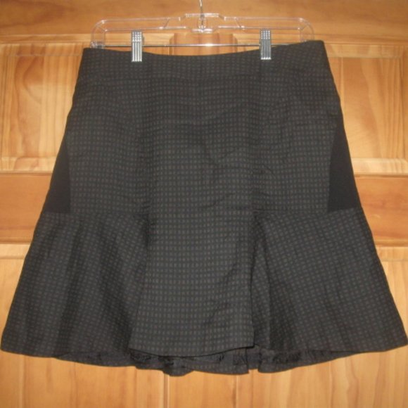 Worthington Checkered Ruffled Hem Skirt - Picture 1 of 2